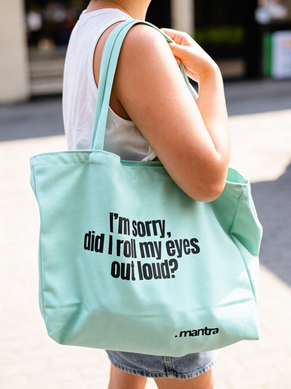 "Out Loud" Canvas Tote