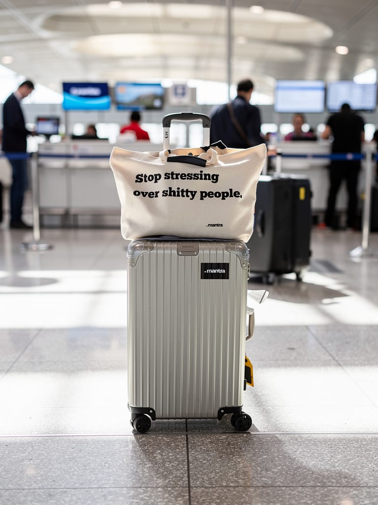 Stop Stressing Over Shitty People - Totebag