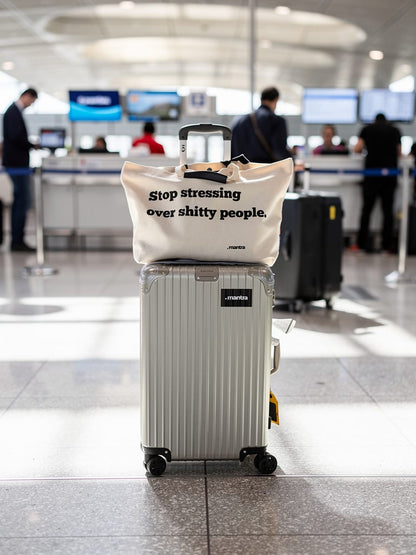 Stop Stressing Over Shitty People - Totebag